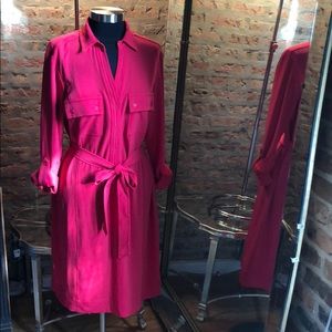 Jones New York SZ 14 Raspberry dress
